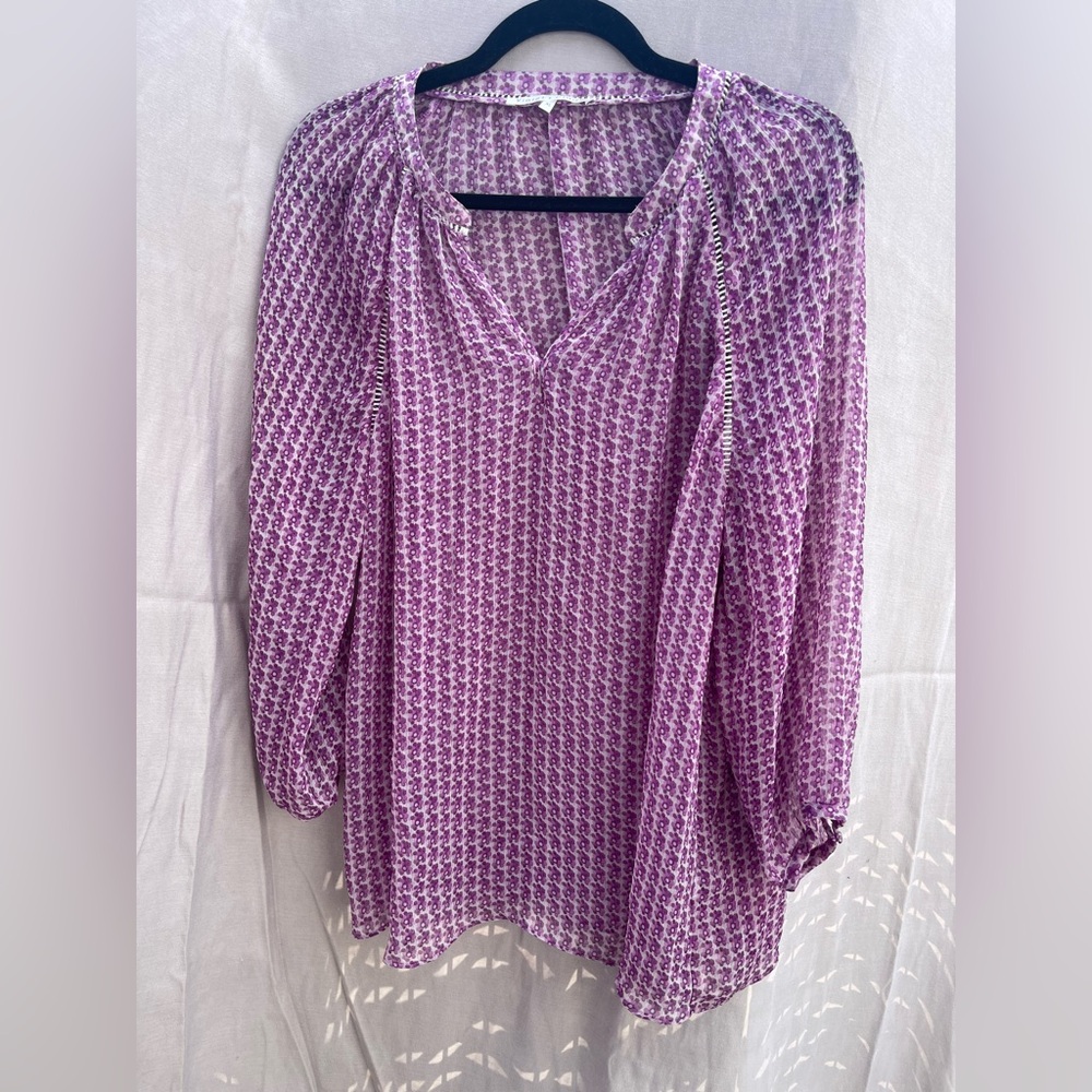 Violet & Claire Purple Relaxed Blouse